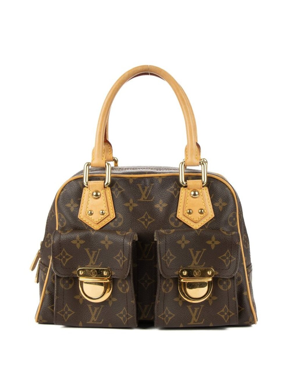Louis Vuitton Manhattan Bag Brown Monogram Canvas